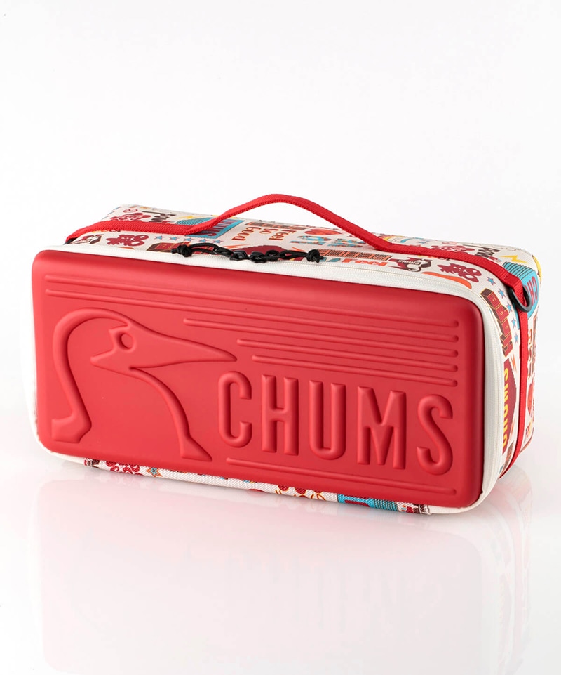 CHUMS BOOBY MULTI HARD CASE L RED / POWER OF LOVE